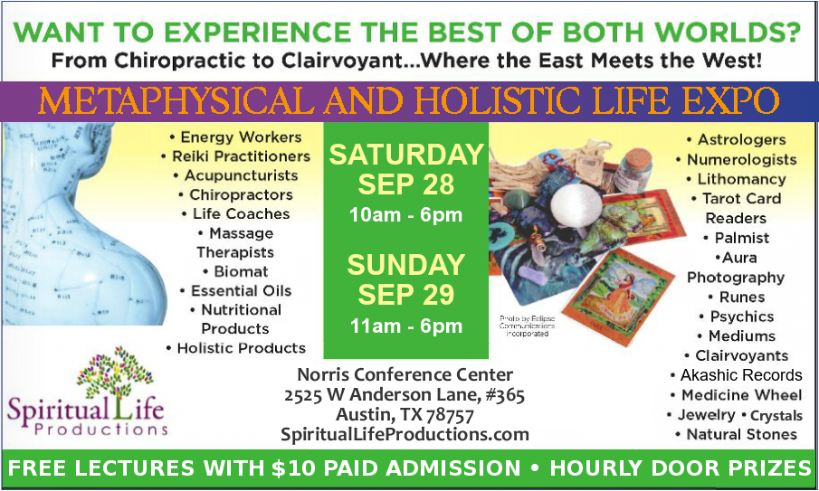 Austin Metaphysical and Holistic Life Expo - Sep 2024