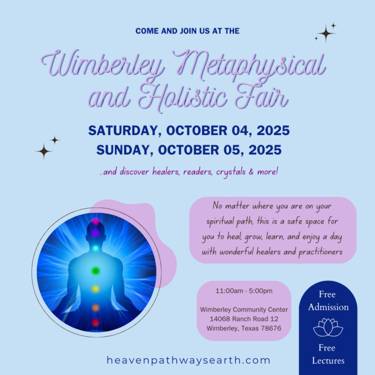 Wimberley Metaphysical and Holistic Fair - Oct 4-5 2025
